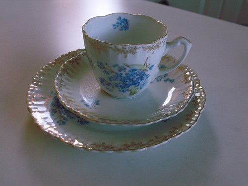 Antique fine bone china tea - antique,,