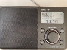 Sony XDR-S61D DAB / DAB+ / FM Alarm Black Digital Radio. Read Description