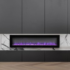 Electric fireplace led wall - electric,