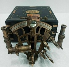 Antique Sextant Nautical Brass