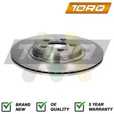 1x Brake Disc Rear Torq Fits