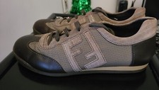 Fendi FF Rom Trainers, Men's UK 7 EU41, Brown. With Box & Accessories. RRP £330