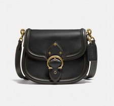 COACH C0749 Beat saddle bag Black NWT