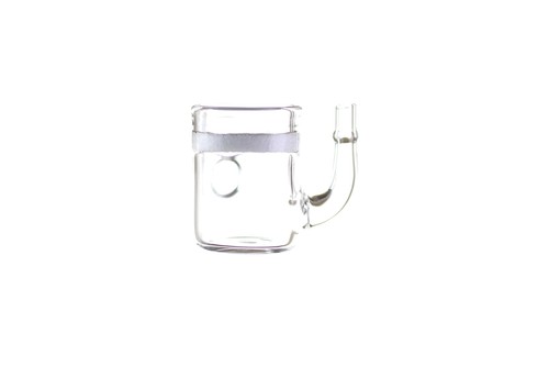 Flat bottom glass co2 diffuser - glass,
