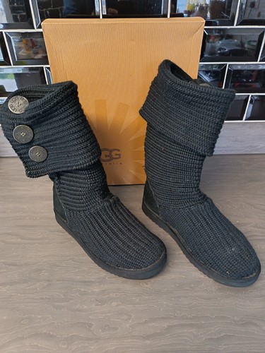 Ugg women black - black, calf