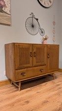 Ercol Elm Sideboard Retro Mid Century Modern 366 / 467