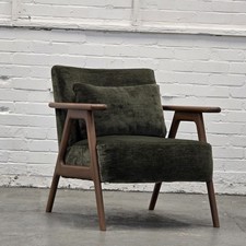 John Lewis Hendricks armchair - Plush Chenille Moss Green - £599 In Store