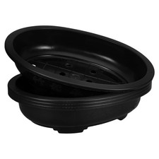 4Pcs Oval Plastic Bonsai