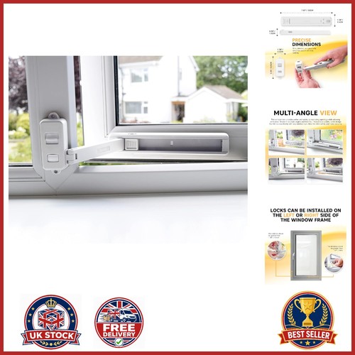 Self adhesive window lock - self-adhesive, for