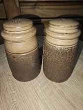 Vintage - Denby - “Cotswold” - Salt & Pepper Pots - Shakers