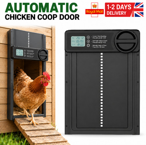 Automatic chicken coop - coop, door