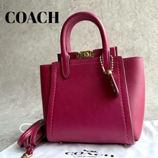 COACH Troop 16 Red Leather