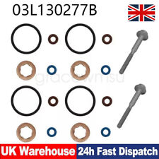 For VW CADDY 1.6TDI FUEL INJECTOR RING WASHER SEALS BOLTS FIT 03L130277B