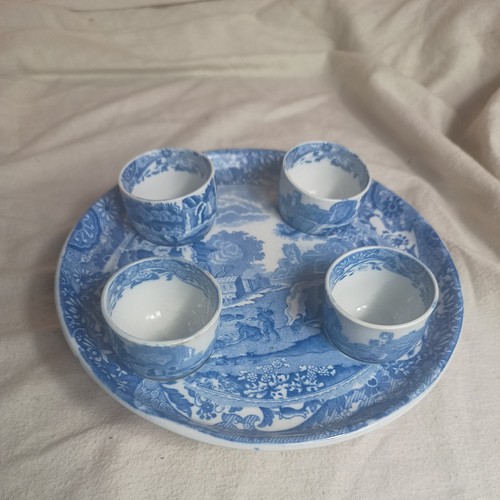 Antique spode blue - antique, egg