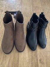 Primark Ladies New Boots - 2 Pairs - Size 5 - BNWT