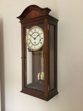 COMITTI of London ~ Eight Day Westminster Chime Wall Clock ~ Excellent Clock