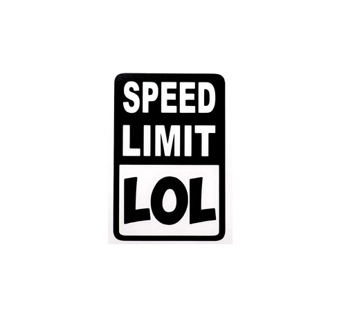 Speed limit lol car - car, van