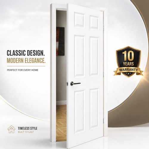 Lincoln white grained moulded - grained,