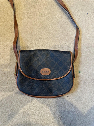 Bally monogram brown side bag - bally,