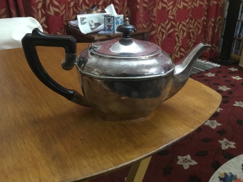 Vintage coffee tea pot silver - pot,