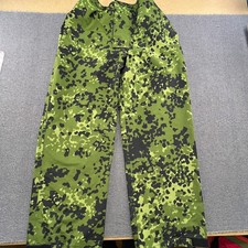 Danish M84 Rain Pants HMAK 2001 Mens Medium Camouflage Combat Woodland Military
