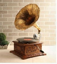 Antique working gramophone - antique,