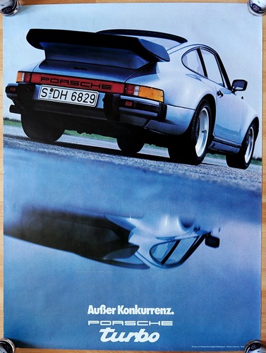 Original porsche poster - original,