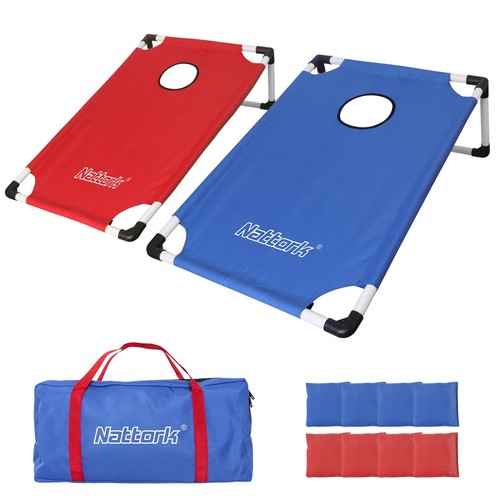 Portable cornhole game set 2 - portable,