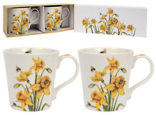 2 DAFFODILS MUGS in Matching