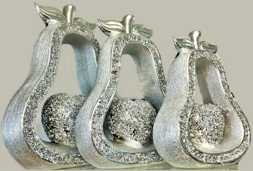 Set silver pears - of, 3