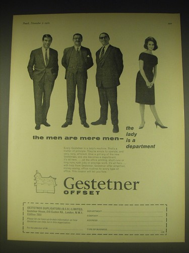 1962 gestetner offset - gestetner,
