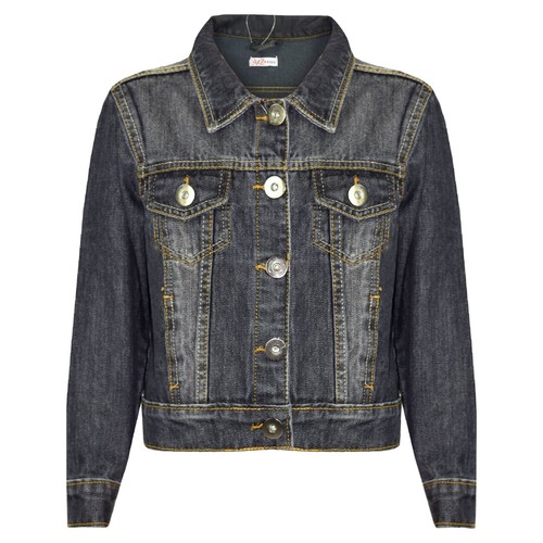 Kids girls black denim - black,