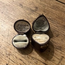 Antique Leather Heart Shaped