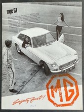 MG Car Range Sales Brochure
