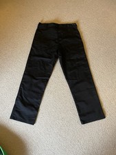 Dickies Men's Black Cargo Trousers Workwear Pants Size 32S