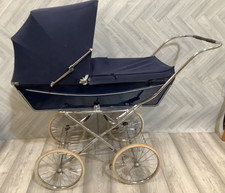 Vintage Pram marmet coach built navy nursery detachable imperial 1970s Z253