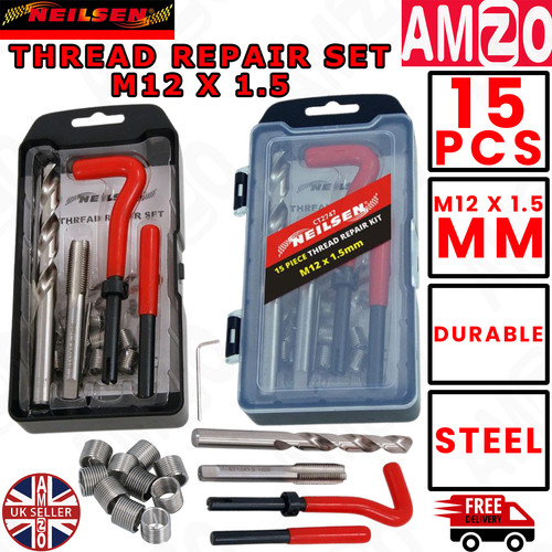 Neilsen 15pcs m12 5 thread - 15pcs, x