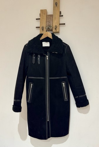 Zara black faux - black, leather