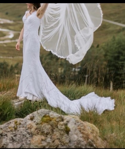 Ivory wedding dress - ivory, 10