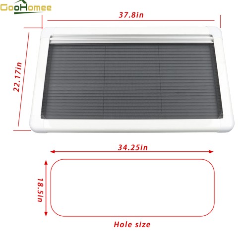 White motorhome blind - white,