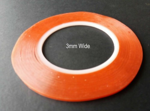 Double sided red adhesive - adhesive, tape