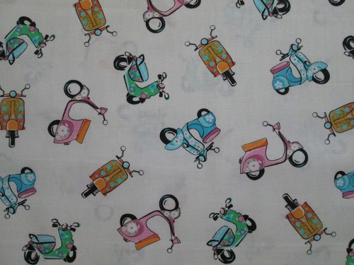 Retro vespa scooters white - retro,