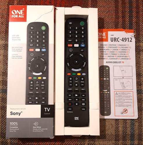 One for all - sony, tv