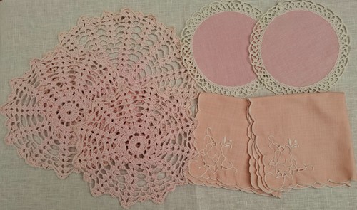 Bundle vintage pink mats 2 - vintage,