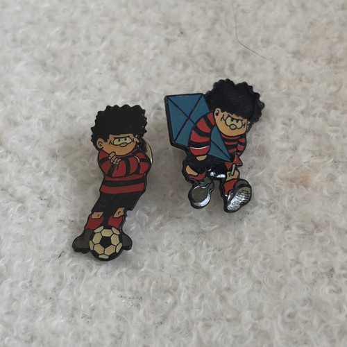 Dennis the menace pin badges - dennis,