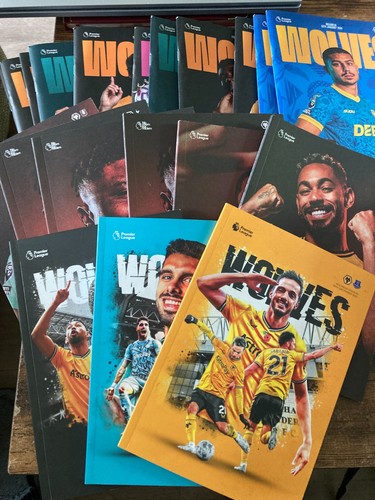 Wolves home programmes 2023 - programmes, 2023/24