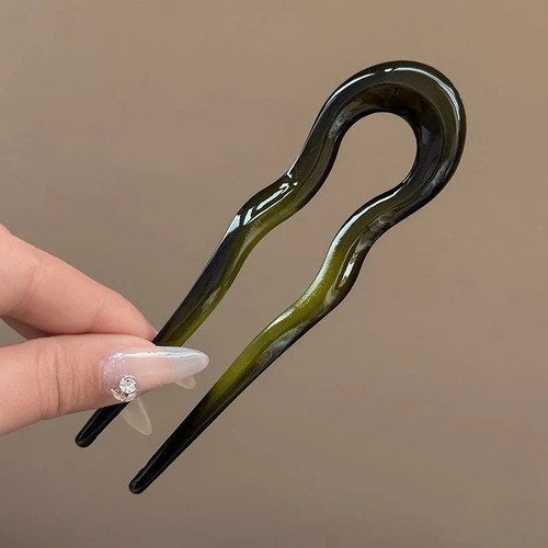Shaped hair fork - u-shaped,