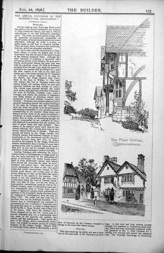 Antique old print post - old,