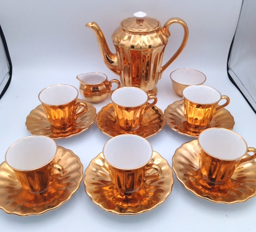 Wade lusterware gold coffee - wade,