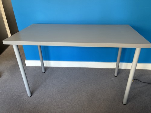 Ikea white solid desk with - solid,